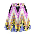 Zigzag-1 High Waist Skirt