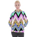 Zigzag-1 Women s Hooded Pullover