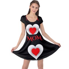 Mom And Dad, Father, Feeling, I Love You, Love Cap Sleeve Dress by nateshop