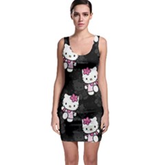 Hello Kitty, Pattern, Supreme Bodycon Dress by nateshop