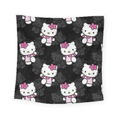 Hello Kitty, Pattern, Supreme Square Tapestry (small) by nateshop