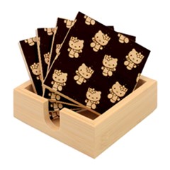 Hello Kitty, Pattern, Supreme Bamboo Coaster Set