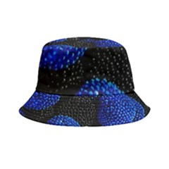 Berry, One,berry Blue Black Inside Out Bucket Hat by nateshop