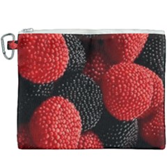 Berry,curved, Edge, Canvas Cosmetic Bag (xxxl) by nateshop