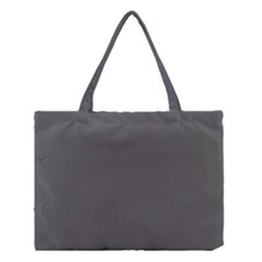 Gray, Color, Background, Monochrome, Minimalism Medium Tote Bag by nateshop