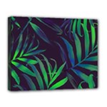 Tree Leaves Canvas 14  x 11  (Stretched)