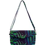 Tree Leaves Removable Strap Clutch Bag