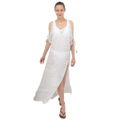 Aluminum Textures, Polished Metal Plate Maxi Chiffon Cover Up Dress by nateshop