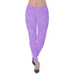 Purple Paper Texture, Paper Background Velvet Leggings by nateshop