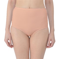 Peach Fuzz 2024 Classic High-waist Bikini Bottoms by dressshop