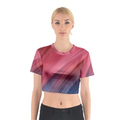 Abstract, Lines Cotton Crop Top by nateshop