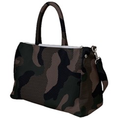 Camo, Abstract, Beige, Black, Brown Military, Mixed, Olive Duffel Travel Bag by nateshop