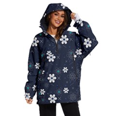 Flowers Pattern , Pattern, Flowers, Texture Women s Ski And Snowboard Jacket by nateshop