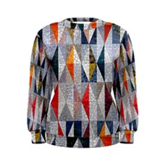 Mosaic, Colorful, Rhombuses, Pattern, Geometry Women s Sweatshirt by nateshop