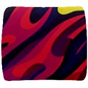 Abstract Fire Flames Grunge Art, Creative Back Support Cushion View1