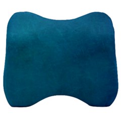 Blue Stone Texture Grunge, Stone Backgrounds Velour Head Support Cushion by nateshop