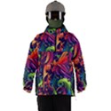 Colorful Floral Patterns, Abstract Floral Background Men s Ski and Snowboard Jacket View1