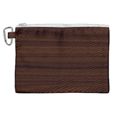 Dark Brown Wood Texture, Cherry Wood Texture, Wooden Canvas Cosmetic Bag (xl) by nateshop