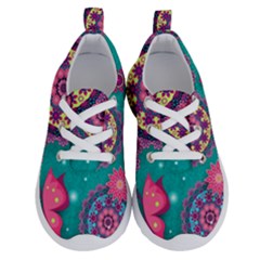 Floral Pattern, Abstract, Colorful, Flow Running Shoes by nateshop