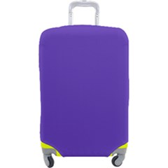 Ultra Violet Purple Luggage Cover (large) by bruzer