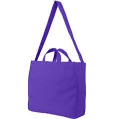 Ultra Violet Purple Square Shoulder Tote Bag by bruzer