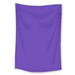 Ultra Violet Purple Large Tapestry by bruzer
