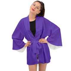 Ultra Violet Purple Long Sleeve Kimono