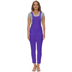Ultra Violet Purple Women s Pinafore Overalls Jumpsuit by bruzer