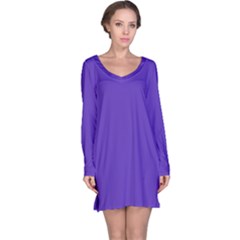 Ultra Violet Purple Long Sleeve Nightdress