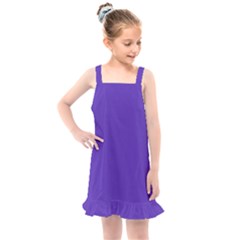 Ultra Violet Purple Kids  Overall Dress by bruzer