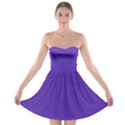 Ultra Violet Purple Strapless Bra Top Dress View1