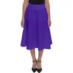 Ultra Violet Purple Perfect Length Midi Skirt