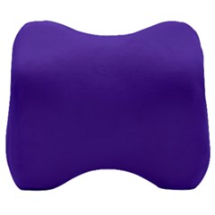 Ultra Violet Purple Velour Head Support Cushion