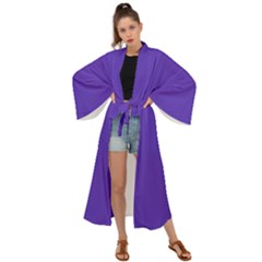 Ultra Violet Purple Maxi Kimono