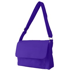 Ultra Violet Purple Full Print Messenger Bag (l)