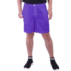 Ultra Violet Purple Men s Pocket Shorts by Patternsandcolors