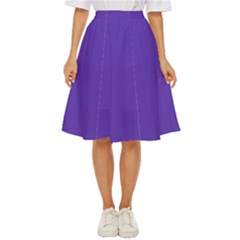 Ultra Violet Purple Classic Short Skirt by Patternsandcolors