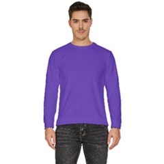Ultra Violet Purple Men s Fleece Sweatshirt by Patternsandcolors