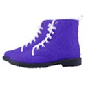 Ultra Violet Purple Men s High-Top Canvas Sneakers View2