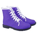 Ultra Violet Purple Men s High-Top Canvas Sneakers View3