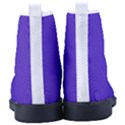 Ultra Violet Purple Men s High-Top Canvas Sneakers View4
