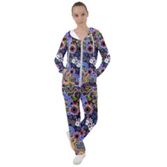 Authentic Aboriginal Art - Discovering Your Dreams Women s Tracksuit by hogartharts