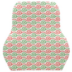 Spirals Geometric Pattern Design Car Seat Back Cushion  by Ndabl3x