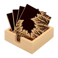 Foroest Nature Trippy Bamboo Coaster Set by Bedest
