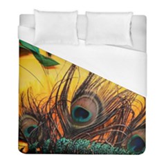 Japan Art Artwork Asia Drawing Lake Landscape Mountain Nature Oriental Duvet Cover (full/ Double Size) by Cemarart
