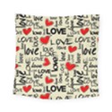 Love Abstract Background Love Textures Square Tapestry (Small) View1