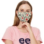 Love Abstract Background Love Textures Fitted Cloth Face Mask (Adult)