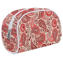 Paisley Red Ornament Texture Make Up Case (medium) by nateshop