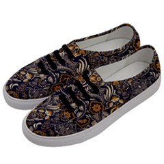 Paisley Texture, Floral Ornament Texture Men s Classic Low Top Sneakers by nateshop