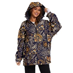 Paisley Texture, Floral Ornament Texture Women s Ski And Snowboard Jacket by nateshop